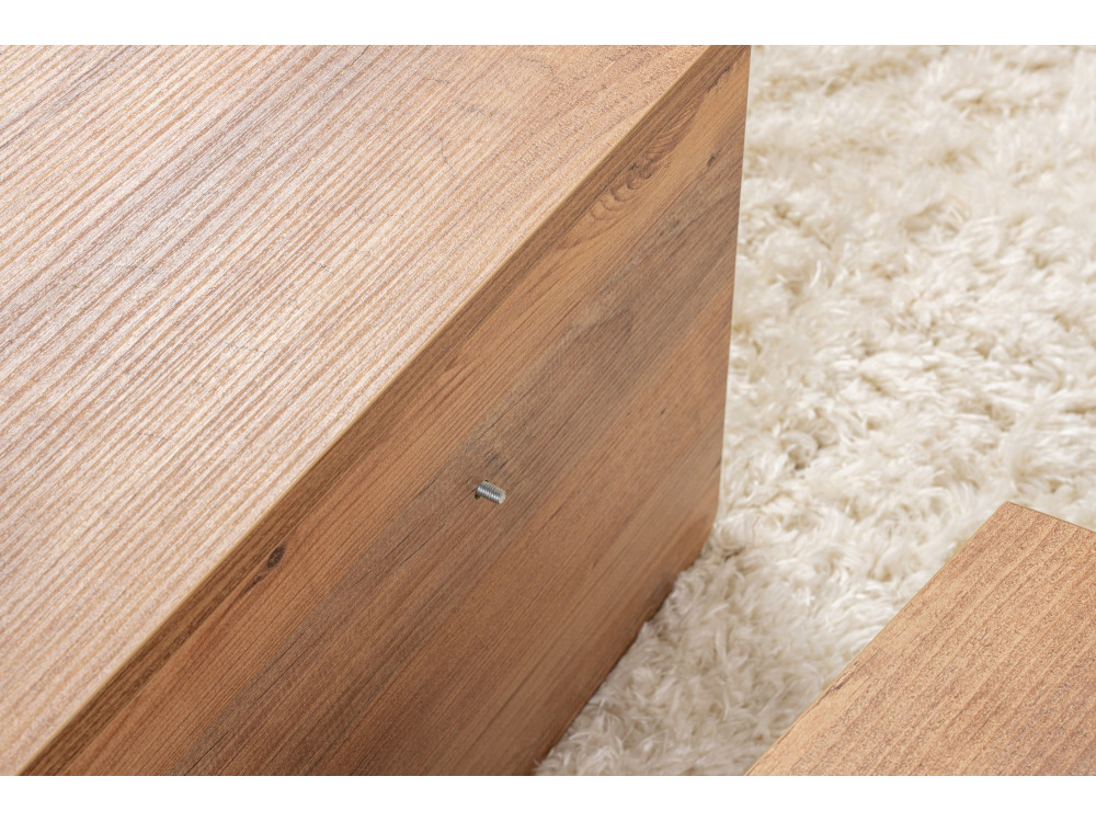 Orion" wooden coffee table - 90 x 60 x 30 cm - Atlantic pine