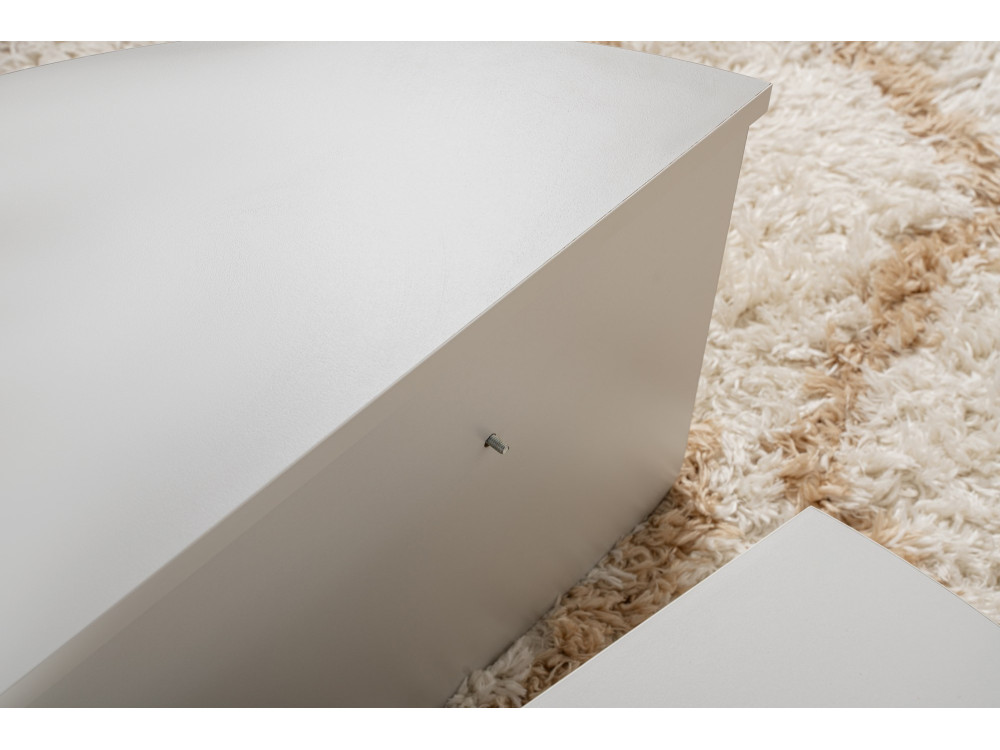 Orion" wooden coffee table 90 x 60 x 30 cm - Grey