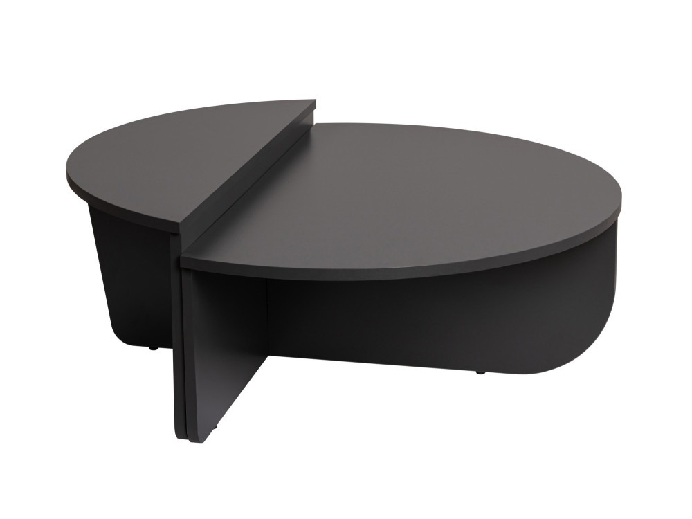 Orion" wooden coffee table 90 x 60 x 30 cm - Anthracite
