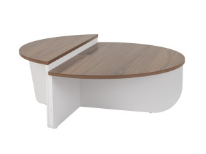 Orion" wooden coffee table 90 x 60 x 30 cm - Walnut