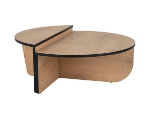 Orion" wooden coffee table 90 x 60 x 30 cm - Honey oak