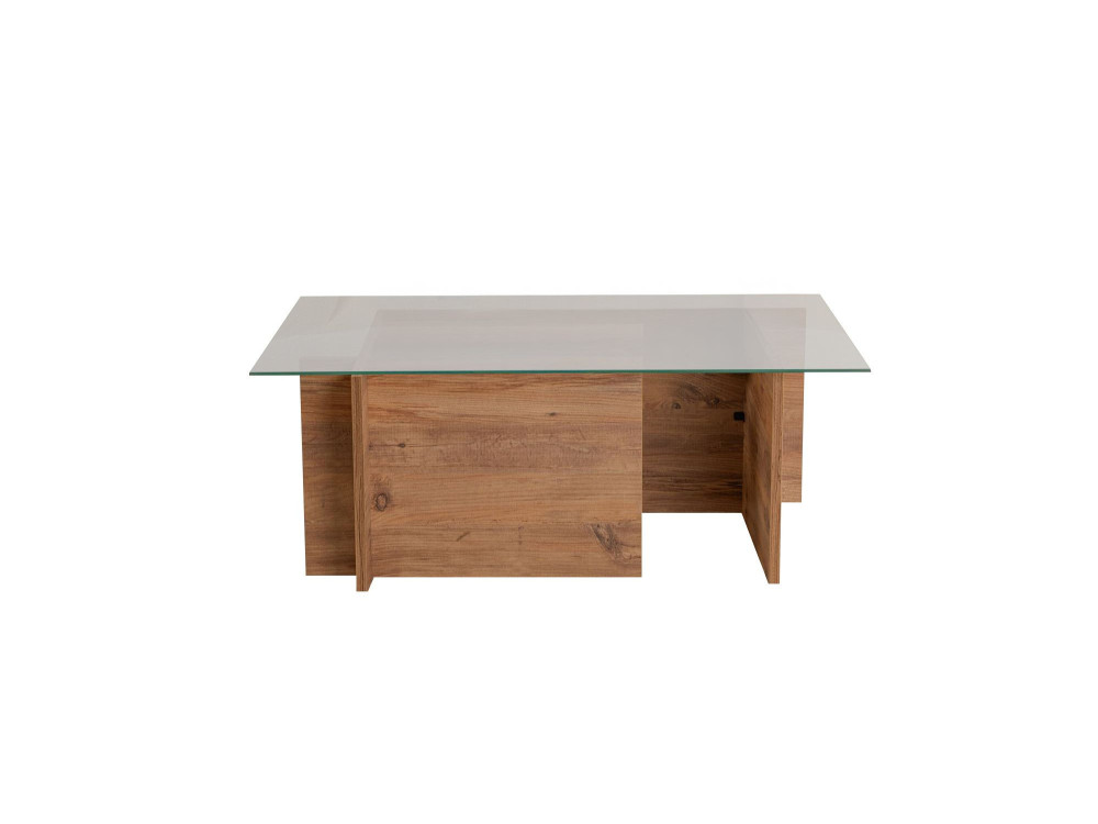 Vetrino" wooden coffee table - 105 x 65 x 40 cm - Atlantic pine