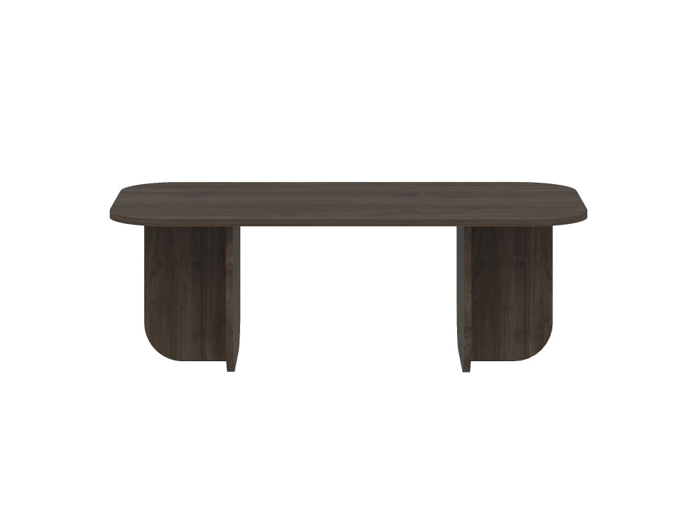 Becaj" wooden coffee table - 120 x 60 x 41 cm - Walnut