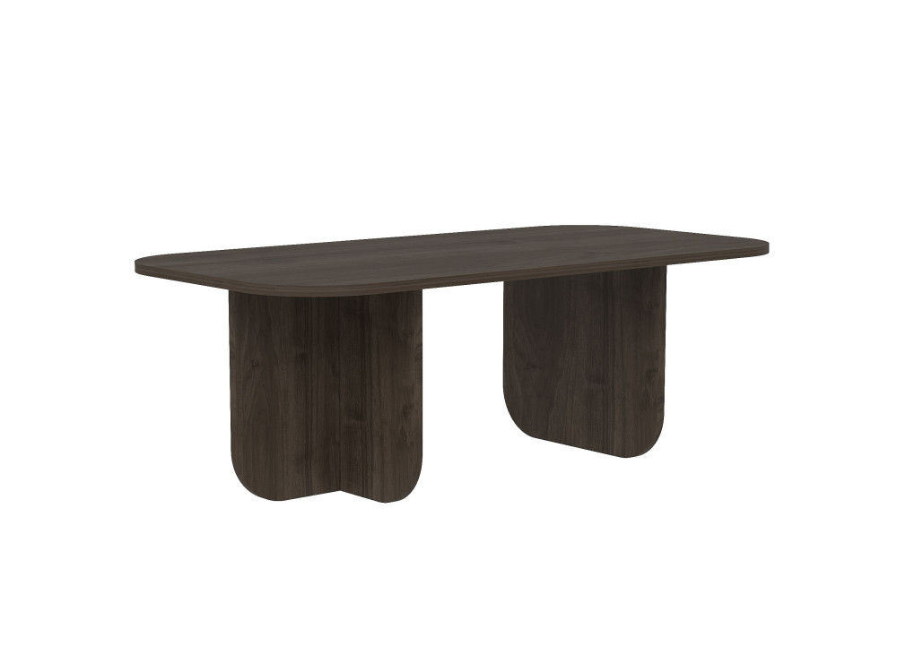 Becaj" wooden coffee table - 120 x 60 x 41 cm - Walnut