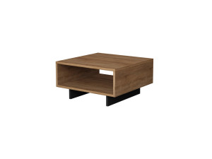 Hola" wooden coffee table - 60 x 60 x 32 cm - Oak-Anthracite