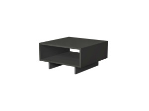 Hola" wooden coffee table - 60 x 60 x 32 cm - Anthracite grey