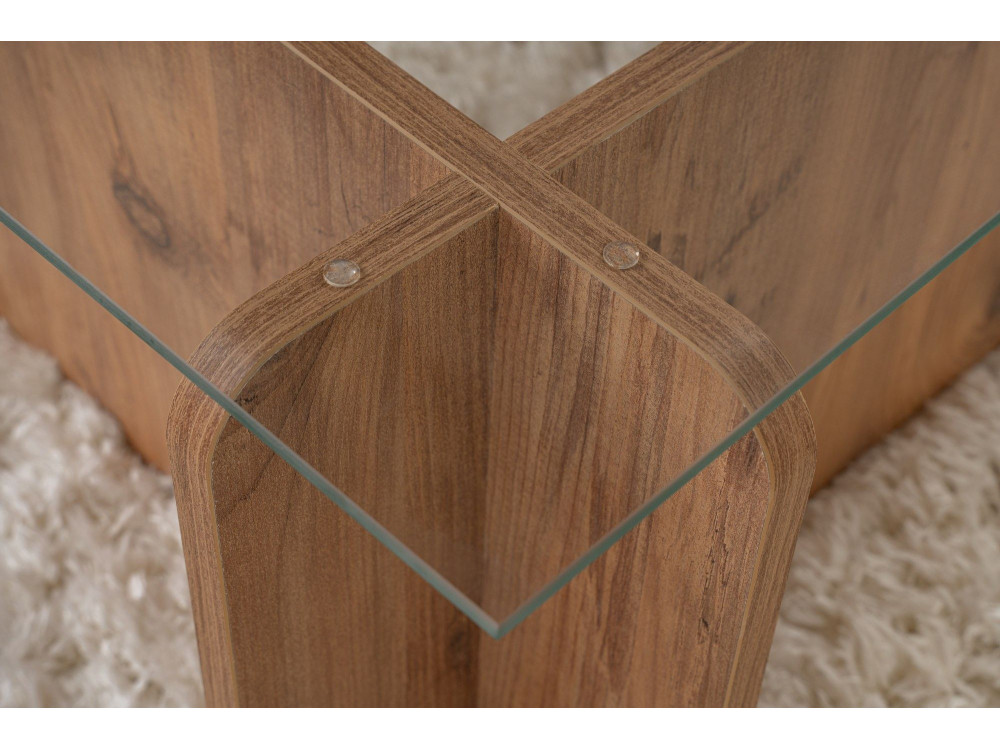 Flavio" wooden coffee table - 105 x 65 x 30 cm - Atlantic pine