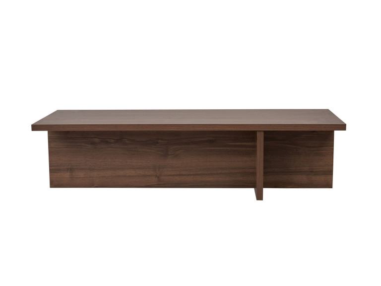Harbor" wooden coffee table - 120 x 45 x 30 cm - Walnut