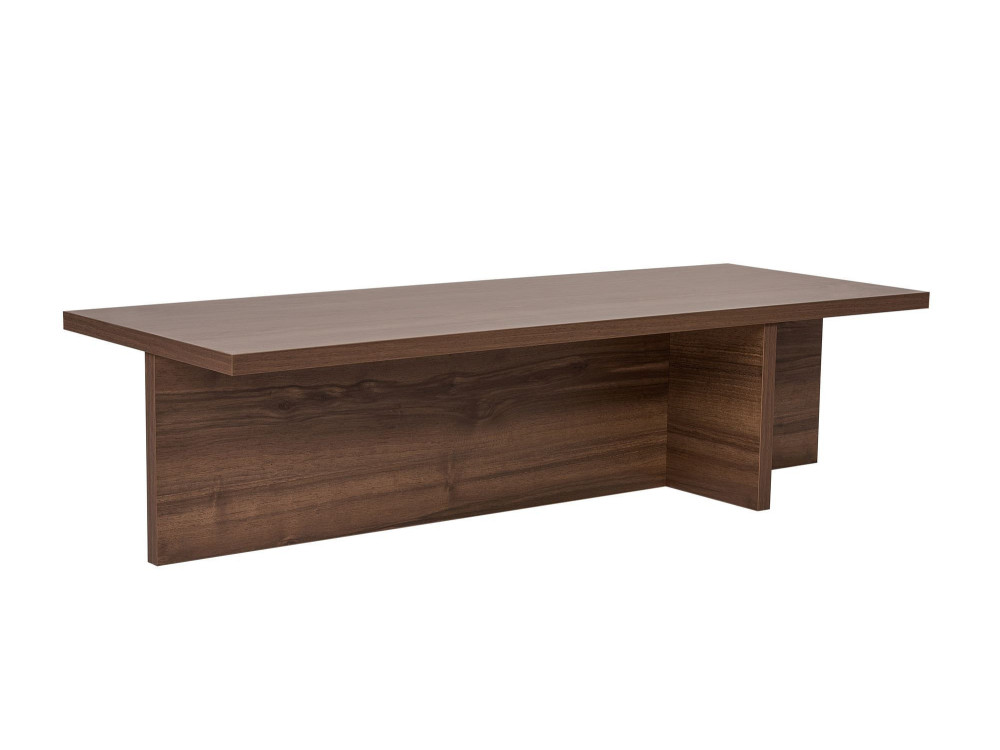 Harbor" wooden coffee table - 120 x 45 x 30 cm - Walnut