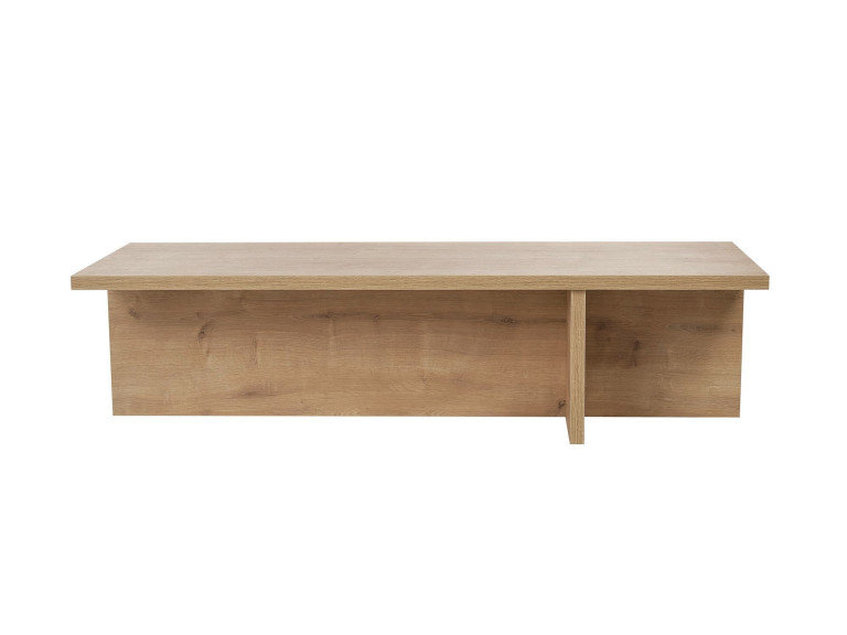 Harbor" wooden coffee table - 120 x 45 x 30 cm - Sapphire Oak