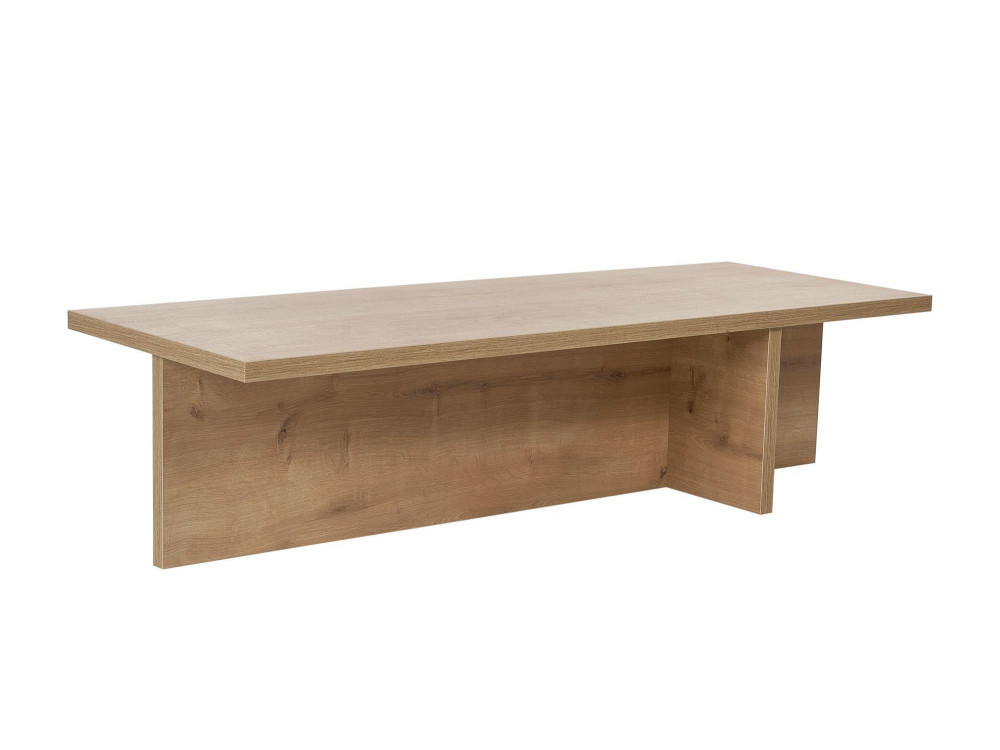 Harbor" wooden coffee table - 120 x 45 x 30 cm - Sapphire Oak
