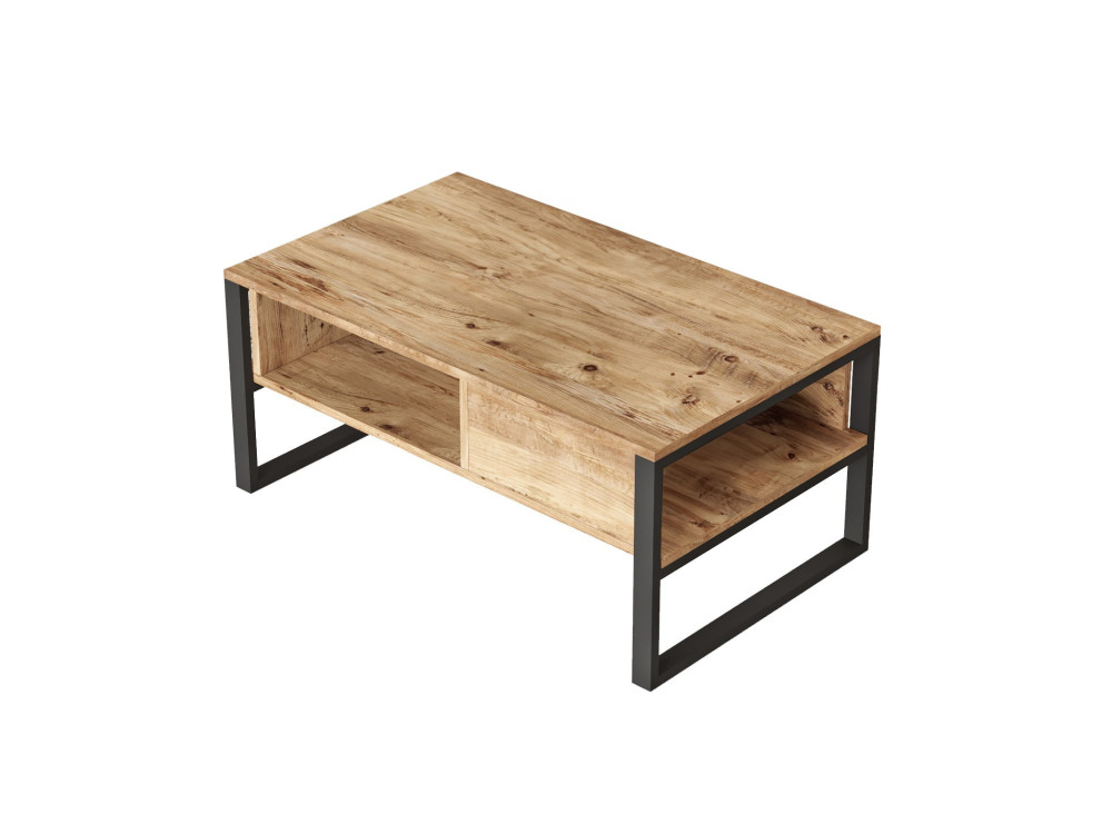 ML34" wooden coffee table - 100 x 59 x 44 cm - Atlantic pine