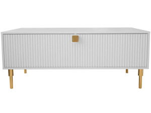 Dorset" coffee table - Rectangular - White