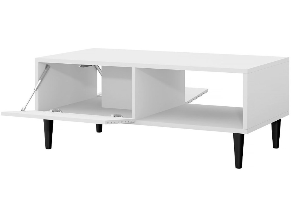 Nakomo" coffee table - 100 x 41 x 52 cm - White