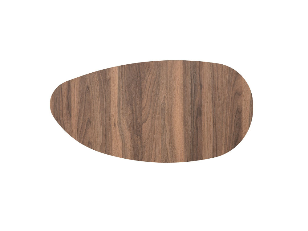 Nora" wooden coffee table 100 x 50 x 45 cm - Walnut