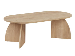 Melina" wooden coffee table 120 x 60 x 40 cm - Sapphire oak