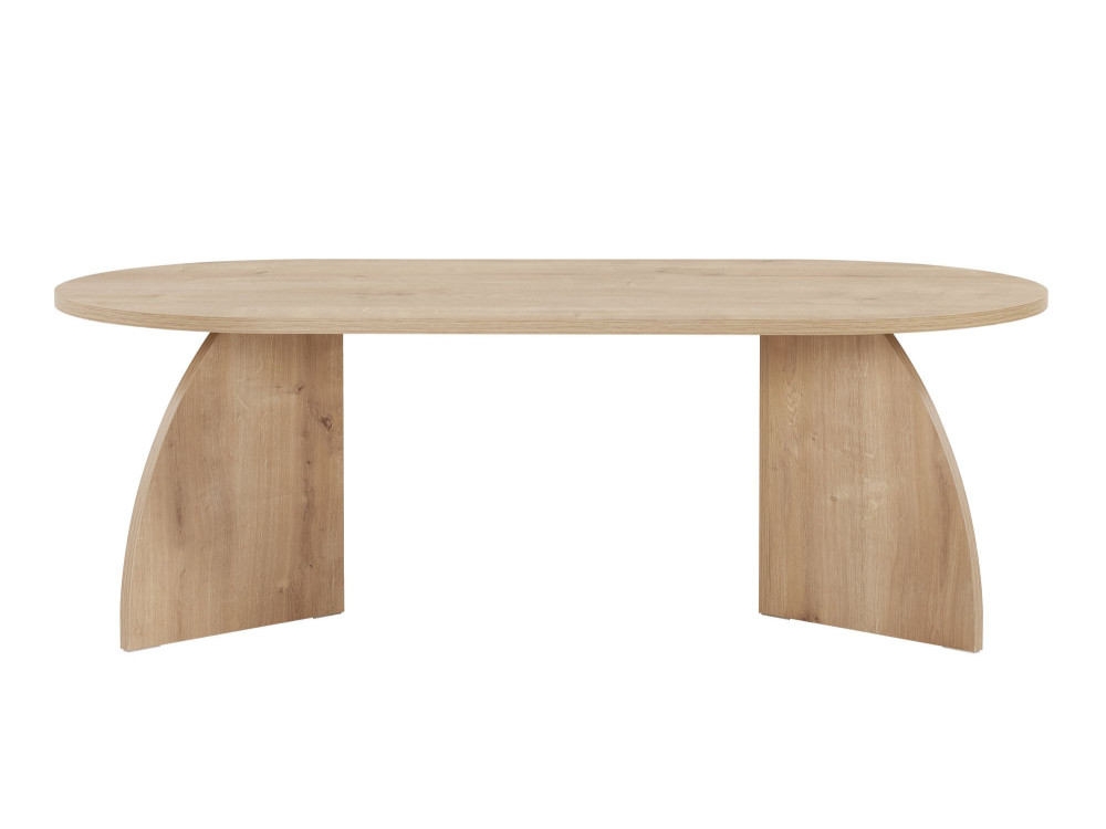 Melina" wooden coffee table 120 x 60 x 40 cm - Sapphire oak