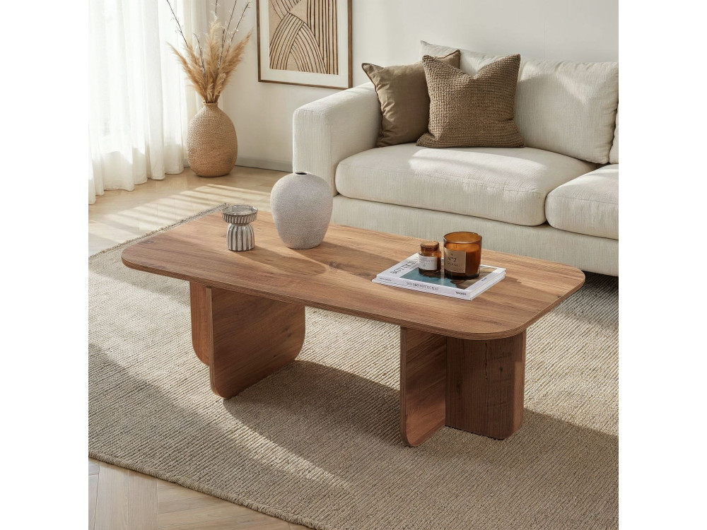 Akira" wooden coffee table 120 x 60 x 41 cm - Atlantic pine