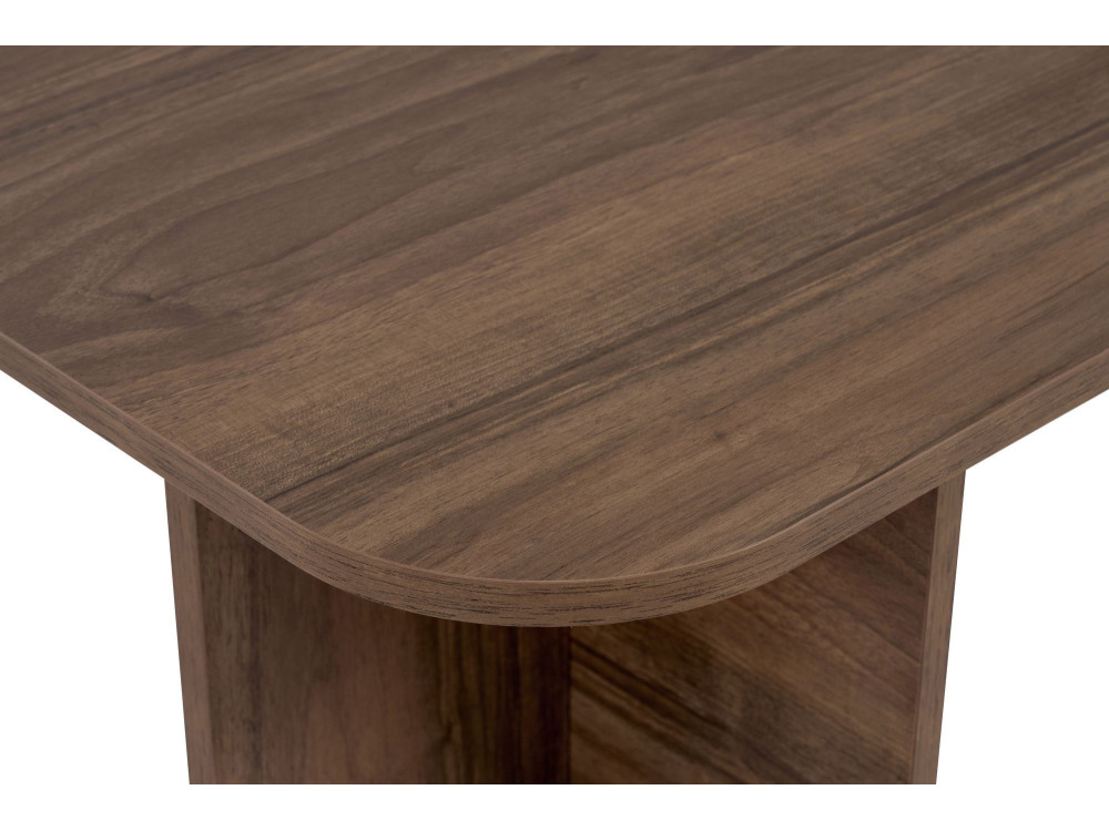 Akira" wooden coffee table 120 x 60 x 41 cm - Walnut