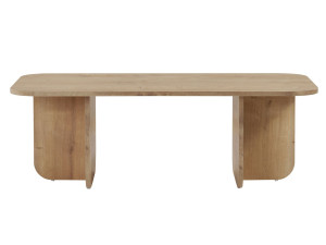 Akira" wooden coffee table 120 x 60 x 41 cm - Sapphire oak