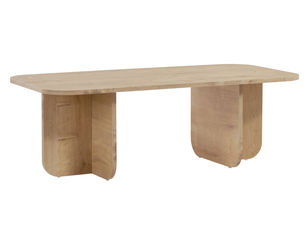 Akira" wooden coffee table 120 x 60 x 41 cm - Sapphire oak