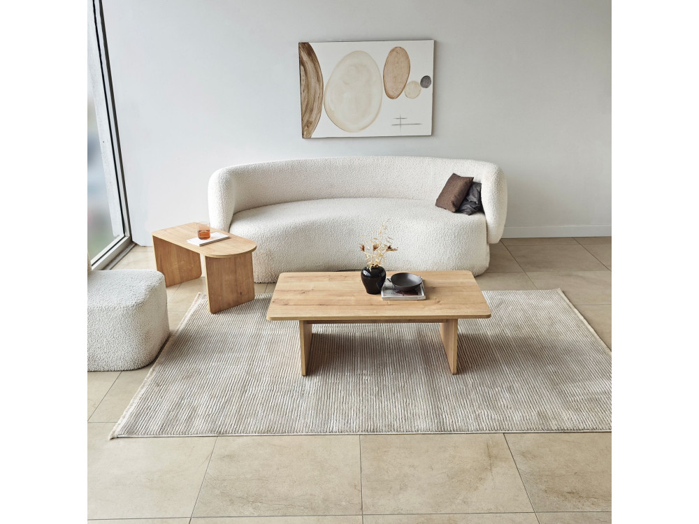 Paris" wooden coffee table set 105 x 60 x 35 cm - Bronze