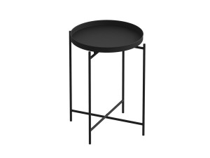 Sheby" metal coffee table 46 x 46 x 56 cm - Black