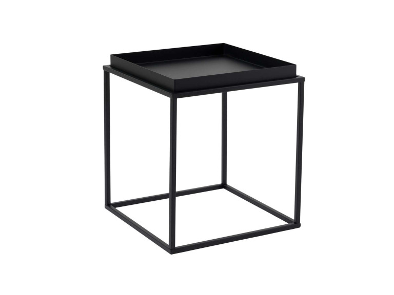 Koala" metal coffee table 45 x 45 x 52 cm - Black
