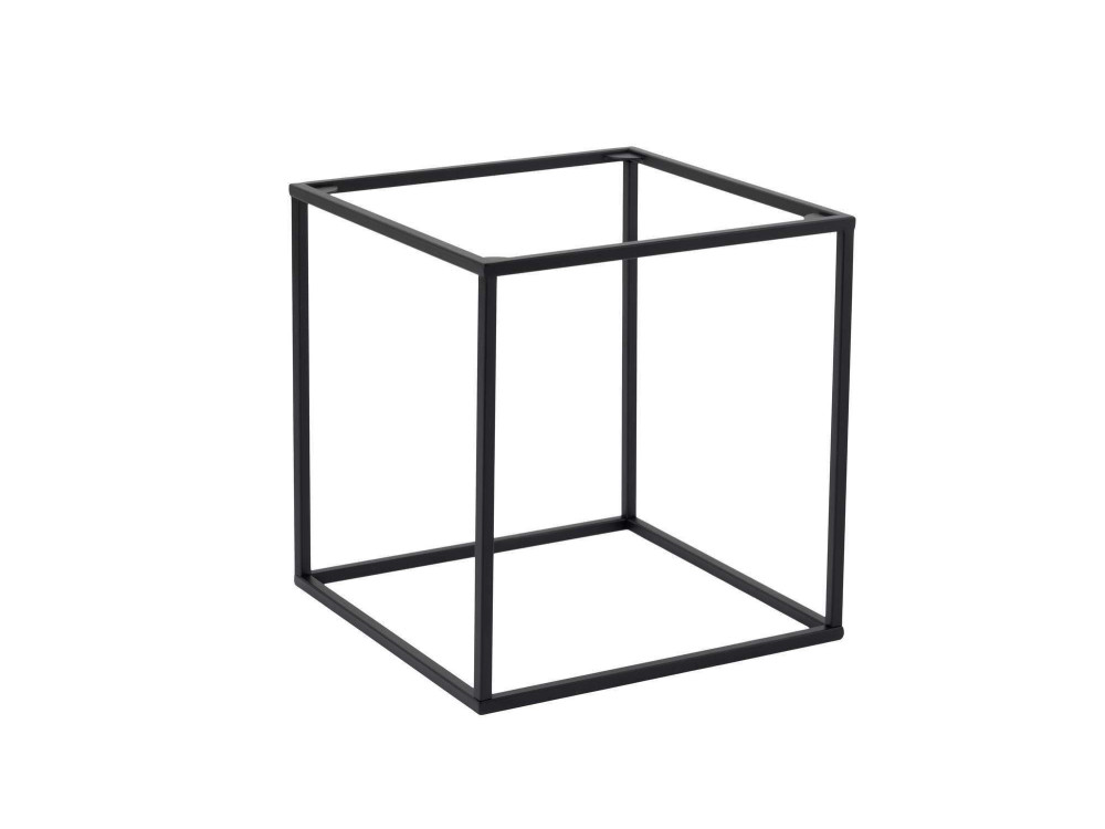 Koala" metal coffee table 45 x 45 x 52 cm - Black