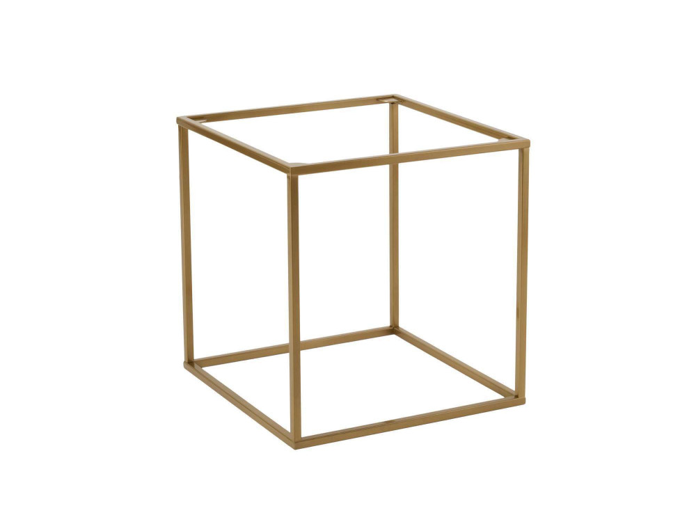 Koala" metal coffee table 45 x 45 x 52 cm - Gold