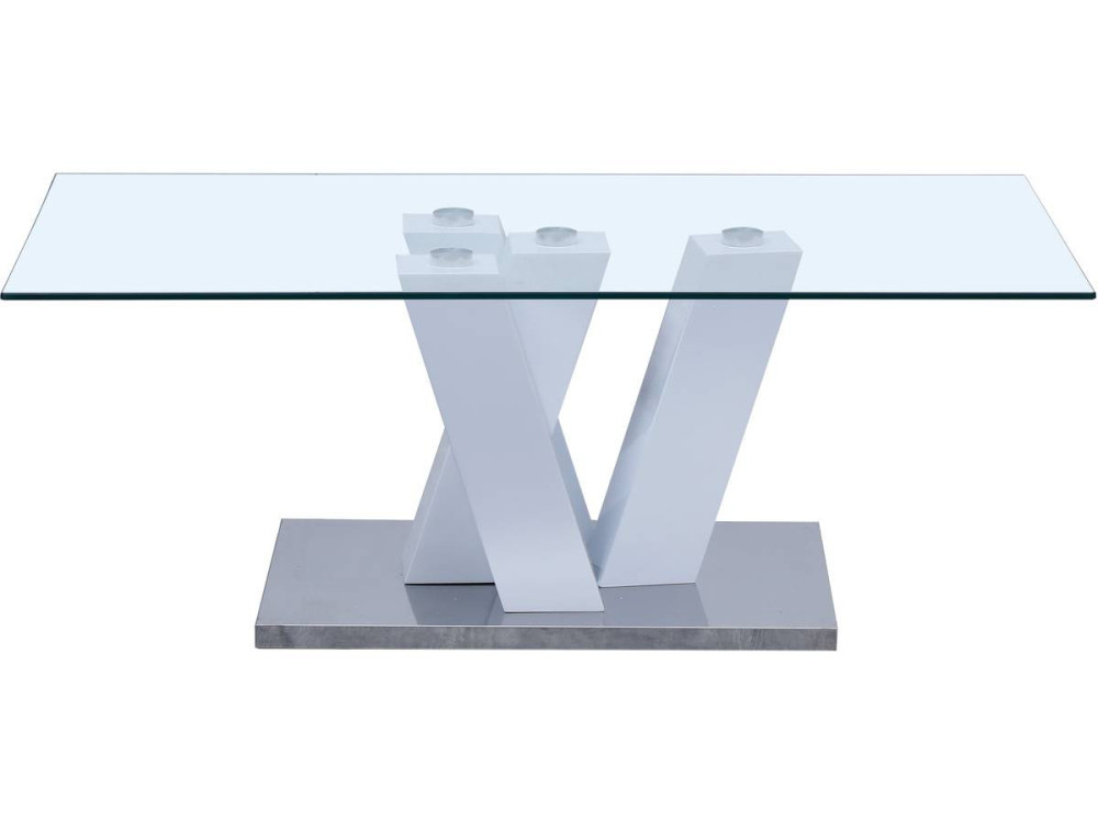 Gaya coffee table - 110 x 60 x 40 cm - Lacquered white