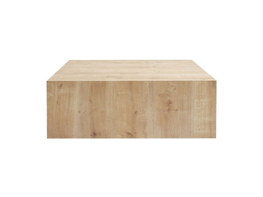 Prizma" MDF coffee table - 90 x 90 x 35 cm - Sapphire Oak