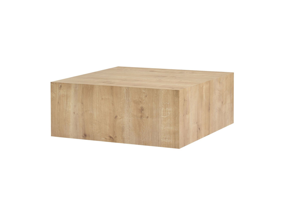 Prizma" MDF coffee table - 90 x 90 x 35 cm - Sapphire Oak