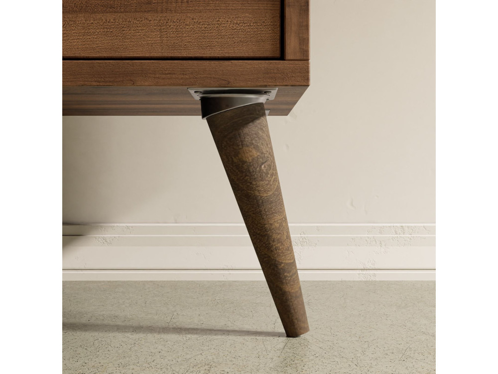 Wooden coffee table "Exxen" - 90 x 41 x 54 cm - Anthracite grey