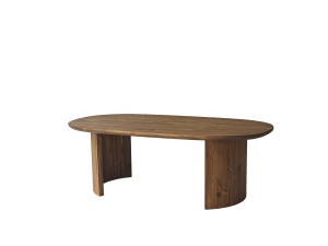 Hudson" wooden coffee table - 120 x 60 x 40 cm - Brown