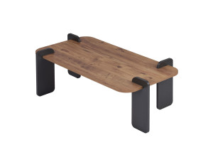 Renard" wooden coffee table - 120 x 60 x 35 cm - Light brown