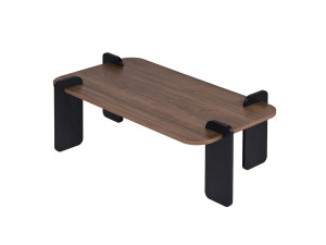 Renard" wooden coffee table - 120 x 60 x 35 cm - Brown