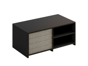 Gord" wooden coffee table set - 90 x 45 x 44.1 cm - Anthracite