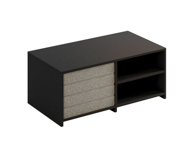 Gord" wooden coffee table set - 90 x 45 x 44.1 cm - Anthracite