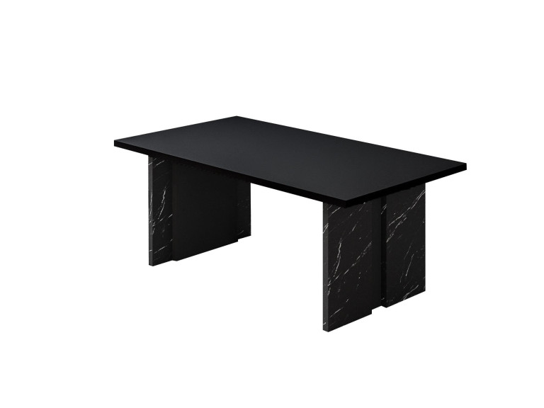 Ravello" wooden coffee table - 90 x 50 x 40 cm - Black