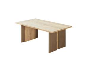 Ravello" wooden coffee table - 90 x 50 x 40 cm - Beige