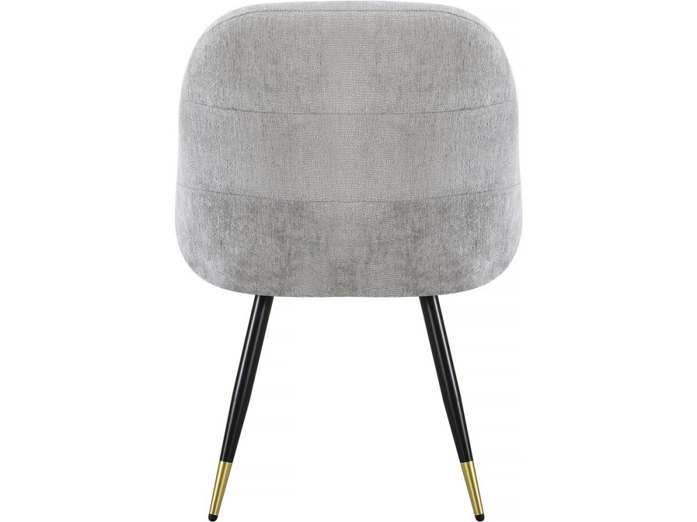 Set of 2 "Harmony" fabric chairs - 54 x 57 x 90 cm - Beige