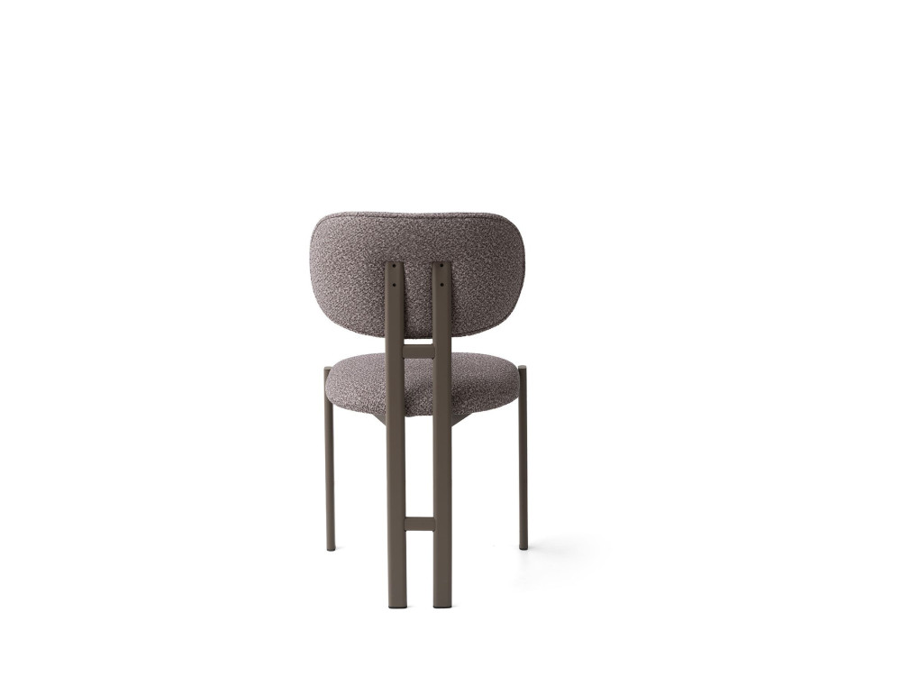Muriz" metal chair set (2 pieces) - Ashen