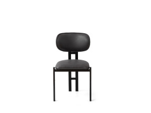 Muriz" metal chair set (2 pieces) - Anthracite