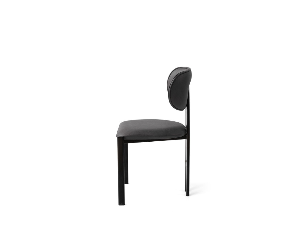 Muriz" metal chair set (2 pieces) - Anthracite