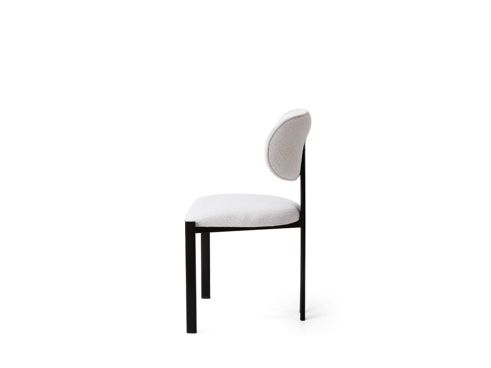 Muriz" metal chair set (2 pieces) - Off-white