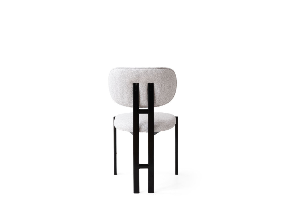 Muriz" metal chair set (2 pieces) - Off-white