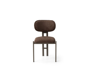 Muriz" metal chair set (2 pieces) - Brown