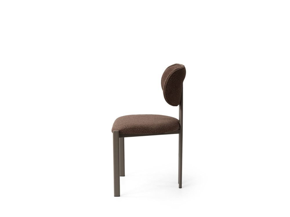 Muriz" metal chair set (2 pieces) - Brown