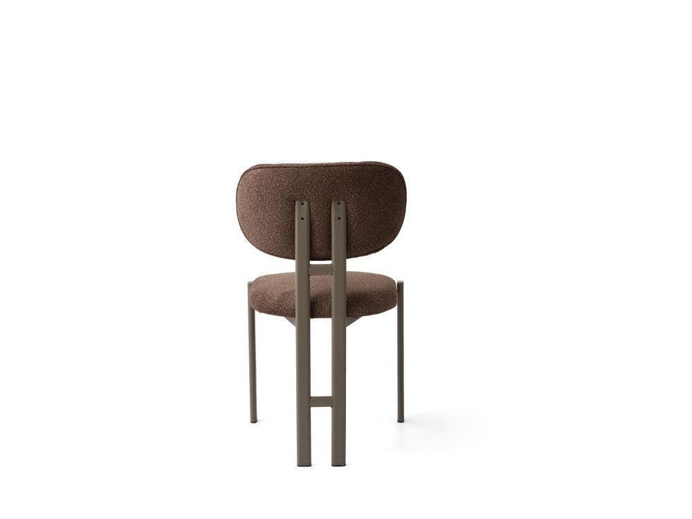 Muriz" metal chair set (2 pieces) - Brown